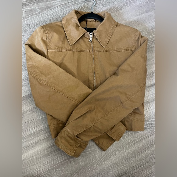 Zara waxed Cropped Jacket - Picture 7 of 11